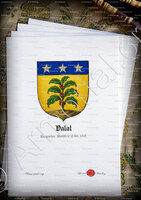 velin-d-Arches-VALAT_Languedoc. Anobli le 13 déc. 1816._France