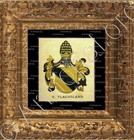 cadre-ancien-or-FLACHSLAND_Wappenbuch der Stadt Basel . B.Meyer Knaus 1880_Schweiz