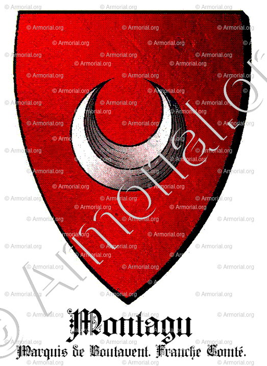 MONTAGU_Marquis de Boutavent. Franche Comté._France (i)
