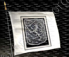 drapeau-de La Mengaliaire Von Avangau_Sceau (Chevalière Ignace Duchateau)_France..