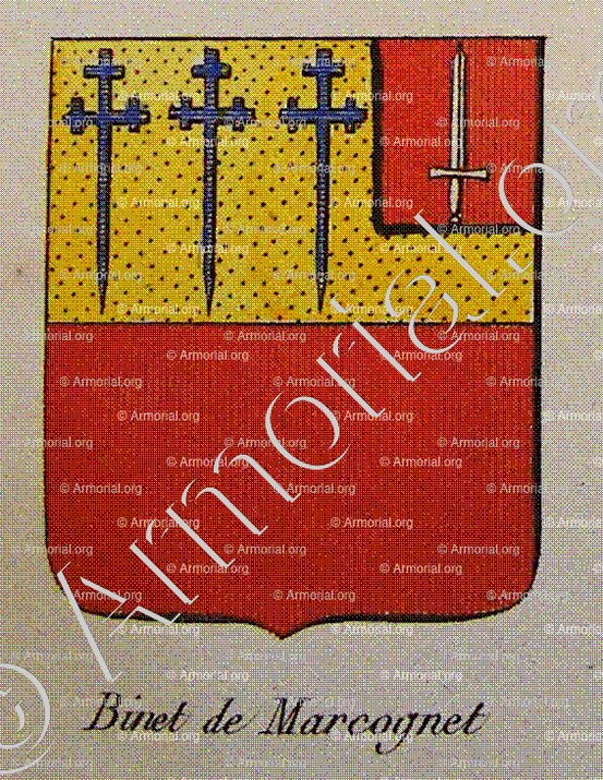 BINET DE MARCOGNET_Noblesse d'Empire._France