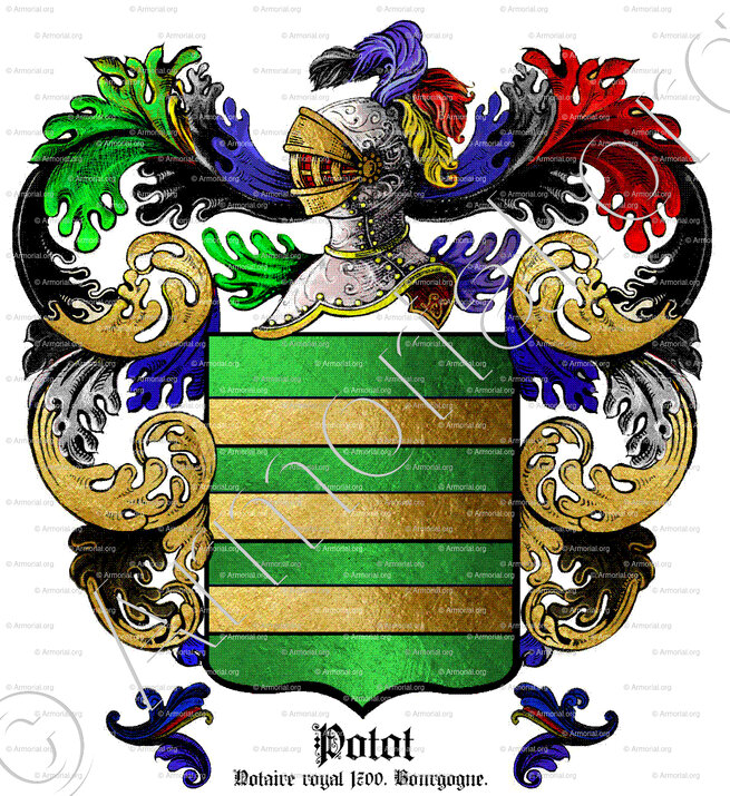 POTOT_Notaire royal, 1699. Bourgogne._France (2)