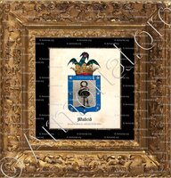 cadre-ancien-or-MADRID_Armas de Madrid, conforme a la heraldica._España...