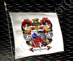 drapeau-AGOSTINI Della SETA_Conte Agostini Della Seta. Pisa_Italia (ii)