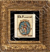 cadre-ancien-or-DI AGOSTINI_La universita delle insegne ligustiche delineate. Gio Andrea Musso, 1680. Genova_Italia