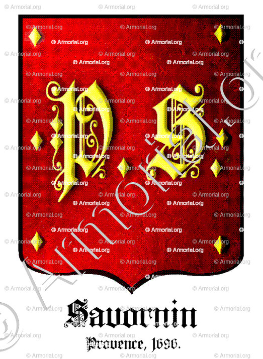 SAVORNIN_Provence, 1696._France (1)