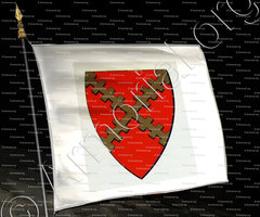 drapeau-RODE seigneur de CRUET_Garnier dit Rode seigneur de Cruet. Ancien Duché de Savoie_États de Savoie