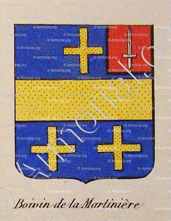 BOIVIN DE LA MARTINIERE_Noblesse d'Empire._France