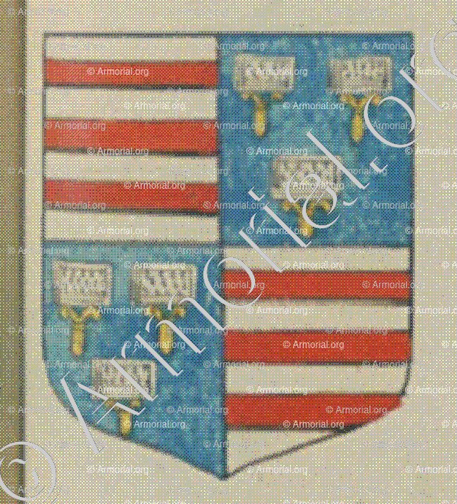 BAZELAIRE (Alsace)_Blason enregistré sous le règne de Louis XIV_France 