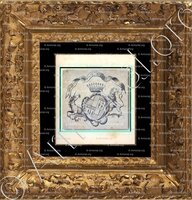 cadre-ancien-or-de MONTRAVEL_Louis de Montravel. Vivarais._France