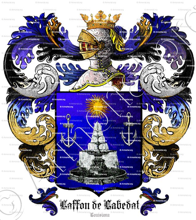LAFFON de LABEDAT_Louisiana_United States of America..