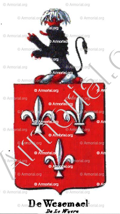 DE WESEMAEL DE LE WYERS_Armorial royal des Pays-Bas_Europe