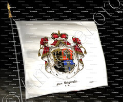 drapeau-KИЙ (DOLGORUKI)_Baltisches Wappenbuch, Carl Arvid von Klingspor_Российская империя (Empire de Russie)
