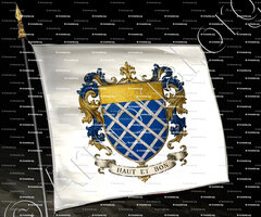 drapeau-BAUDOUIN de SAINT-LÉGER_Normandie, Pays chartrain._France (1)