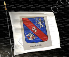 drapeau-BONNET DE VILLER_Noblesse d'Empire._France