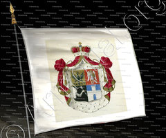 drapeau- (DOLGOROUCKOW)_Elefantordenens Våbenbog tome II, 1780-1878_Российская империя (Empire de Russie)
