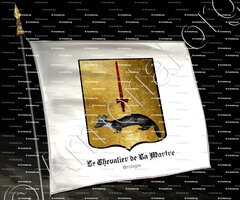 drapeau-LE CHEVALIER de LA MARTRE_Bretagne_France