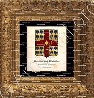 cadre-ancien-or-MONTMORENCY-CROISILLES_Seigneurs de Croisilles. Comté d'Artois._France
