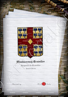 velin-d-Arches-MONTMORENCY-CROISILLES_Seigneurs de Croisilles. Comté d'Artois._France