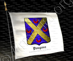 drapeau-POMPOSO_Regno di Napoli, Gipuzkoa, Vizcaya, México.-Italia, Euskal Herria, México