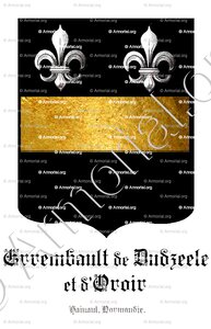 ERREMBAULT de DUDZEELE et d'OROIR