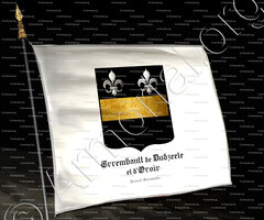 drapeau-ERREMBAULT de DUDZEELE et d'OROIR_Hainaut, Normandie._Belgique, France. (2)