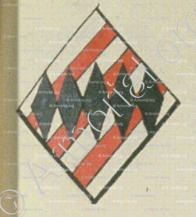 de la ROCHESNARD (La Rochelle)_Blason enregistré sous le règne de Louis XIV._France