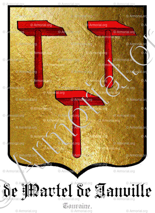 de MARTEL de JANVILLE_Touraine_France