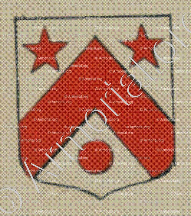 BECKLE de BECKLINSAW née de BEAULIEU (Alsace)_Blason enregistré sous le règne de Louis XIV_France 