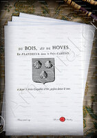 velin-d-Arches-Du  BOIS dit De HOVES_Flandres,  Pays d'Artois._France