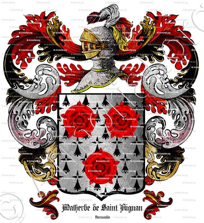 MALHERBE de SAINT AIGNAN_Normandie_France..