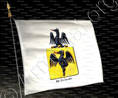 drapeau-DE ZEVECOTE_Armorial royal des Pays-Bas_Europe