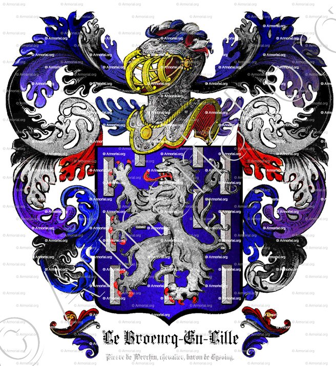 LE BROEUCQ-EN-LILLE _Pierre de Werchin, chevalier, baron de Cysoing._France ()