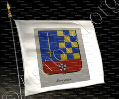drapeau-BOURGNON_Noblesse d'Empire._France