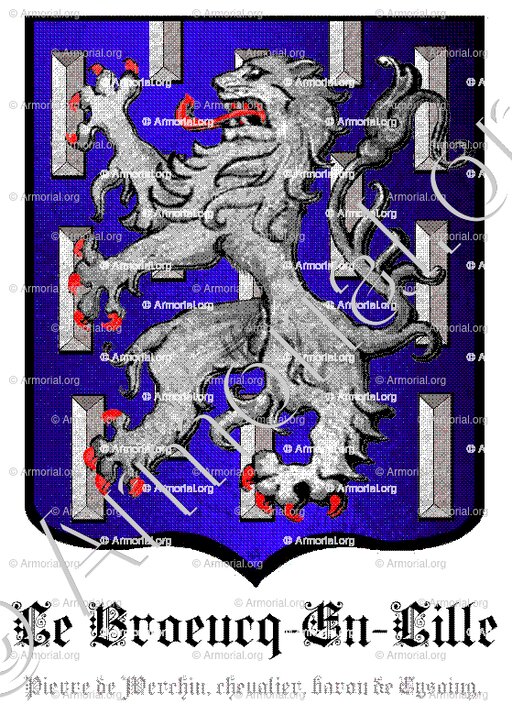 LE BROEUCQ-EN-LILLE _Pierre de Werchin, chevalier, baron de Cysoing._France