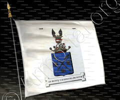 drapeau-De  BLOCQ van HAERSMA De  WITH_Friesland (Stamboek van den Frieschen, 1846)_Nederland