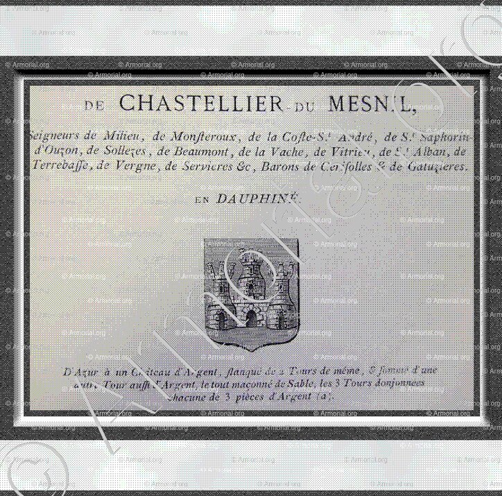 de CHASTELLIER du MESNIL_Dauphiné_France (1)