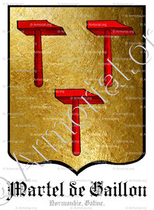 MARTEL de GAILLON