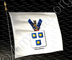 drapeau-D'ENNETIERES_Armorial royal des Pays-Bas_Europe