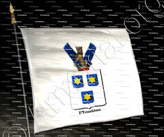 drapeau-D'ENNETIERES_Armorial royal des Pays-Bas_Europe
