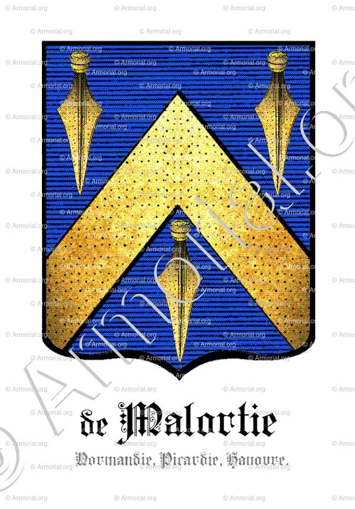 MALORTIE (de)_Normandie, Picardie, Hanovre._France Allemagne. (2)