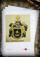 velin-d-Arches-FÜRBRINGER; Wappenbuch der Stadt Basel . B.Meyer Knaus 1880; Schweiz