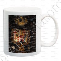 mug-CHARLES FELIX Duc de SAVOIE & MARIE-CHRISTINE de BOURBON-SICILES_Abbaye d' Hautecombe (Savoie)._France