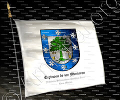 drapeau-ESPINOSA de los MONTEROS_Andalucía, Estremadura, Castilla y Leon. Lara. México._