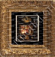 cadre-ancien-or-CARLO FELICE Duca di SAVOIA & MARIA CRISTINA di BORBONE-NAPOLI_Abbazia di Hautecombe._Francia