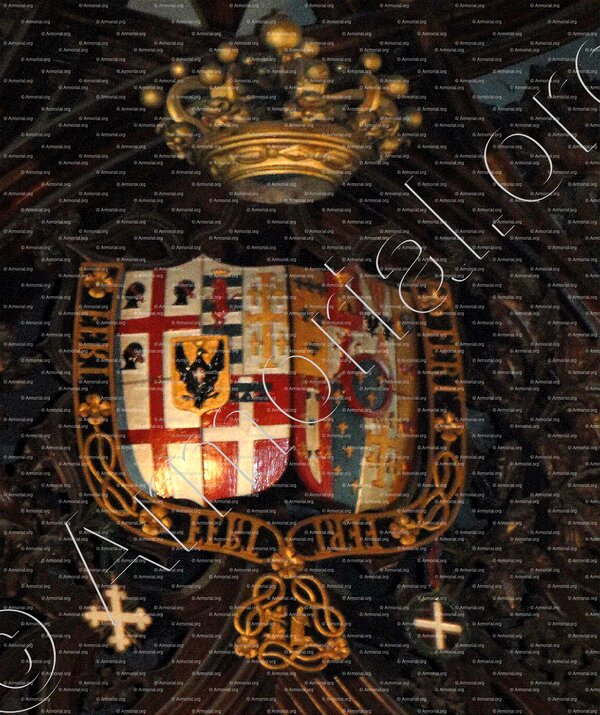 CARLO FELICE Duca di SAVOIA & MARIA CRISTINA di BORBONE-NAPOLI_Abbazia di Hautecombe._Francia