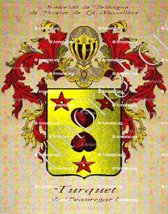 TURQUET de BEAUREGARD_Bretagne_France