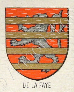 De LA FAY alias de LA FAYE