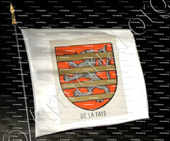 drapeau-de LA FAY alias de LA FAYE_Bourbonnais_France..