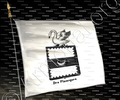 drapeau-DES PLANCQUES_Armorial royal des Pays-Bas_Europe